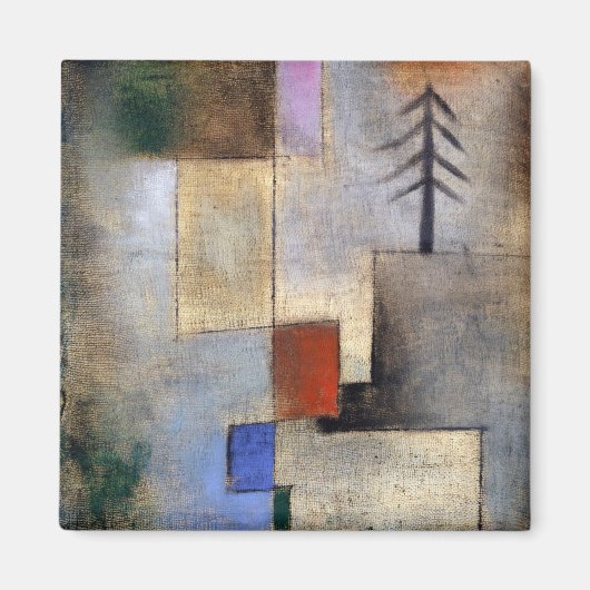 スモールfir写真(1922)by paul klee マグネット (正面)