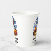 スモーレスボウスクー不気味ルキャンプ幽霊ハロウィーン 紙コップ (左)