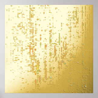 スモー書スのコード 箔ポスター