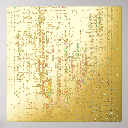 スモー書スのコード 箔ポスター (正面)