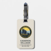 スモ素晴らしーキー山脈国立公園 ラゲッジタグ (裏面縦)