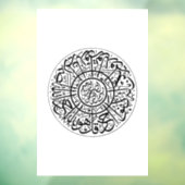 スラアルイクラスラビア書道クルアーンの詩 ウィンドウサイン (シート3)