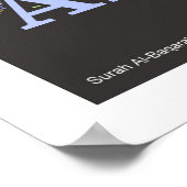 スラアルバカラワードルプリント ポスター (角)