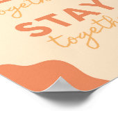 スライの友好感動的引用文 ポスター (角)