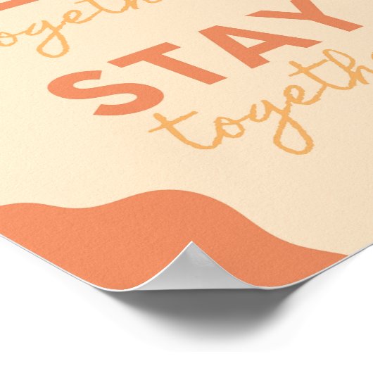 スライの友好感動的引用文 ポスター (角)