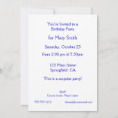 スライキツネ 招待状 (裏面)