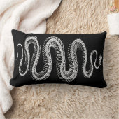 スライザリングスネーク骨格 ランバークッション (ブランケット)