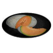 スライスされたカンタロープメロン カッティングボード (角)