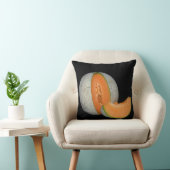 スライスされたカンタロープメロン クッション (椅子)