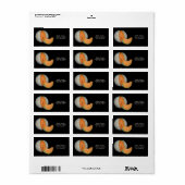 スライスされたカンタロープメロン ラベル (フルシート)