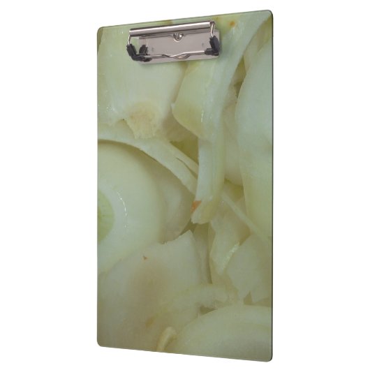 スライスされたタマネギの野菜食糧写真 クリップボード (左)