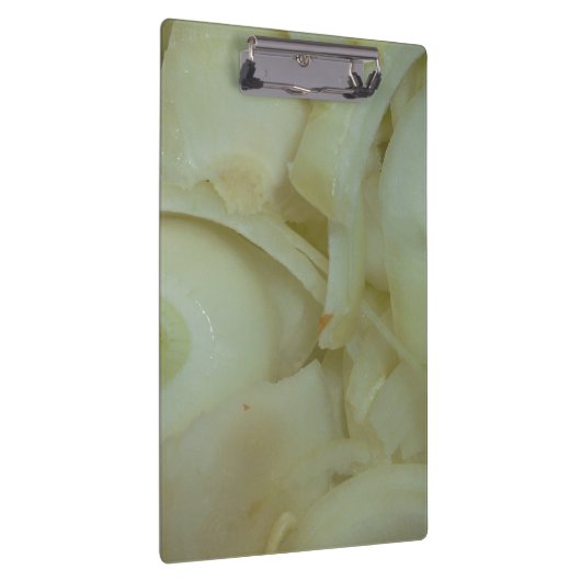 スライスされたタマネギの野菜食糧写真 クリップボード (右)