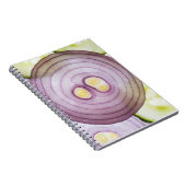 スライスされたタマネギ ノートブック (右側)