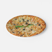 スライスされたチーズピザパーティー紙プレート ペーパープレート (アングル)