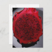 スライスされたドラゴンフルーツ ポストカード (正面/裏面)