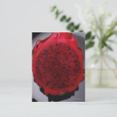 スライスされたドラゴンフルーツ ポストカード (スタンド正面)