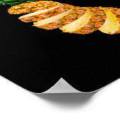 スライスされたパイナップル ポスター (角)