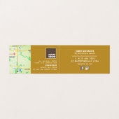 スライスされたパンのローフ、ベーカリー詳細 名刺 (内部フラット)