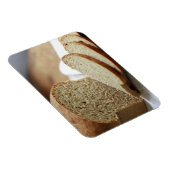 スライスされたパンの写真 マグネット (右側)