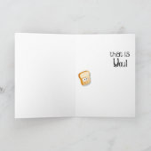 スライスされたパン以来の最も最高のな事 サンキューカード (内部)