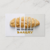 スライスされたパン塊、ベーカリー 名刺 (正面)