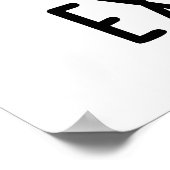 スライスしたおもしろいパン ポスター (角)