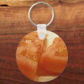 スライスしたトマト キーホルダー (正面)