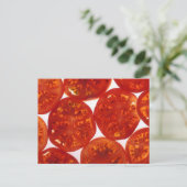 スライスしたトマト ポストカード (スタンド正面)