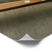 スライスした牛肉のローストで赤タマネギのグリルと避ける ポスター (角)