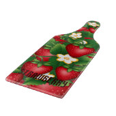 スライスとサイコロイチゴカスタム カッティングボード (角)