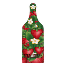 スライスとサイコロイチゴカスタム カッティングボード