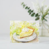 スライスの鍵ライム円 ポストカード (スタンド正面)