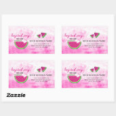 スライススイカ層ソープシール 長方形シール (シート)