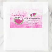 スライススイカ層ソープシール 長方形シール (バッグ)