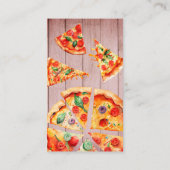 スライススライス赤ちゃんシャワーパーティーゲームおむつラッフル エンクロージャーカード (裏面)