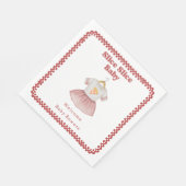 スライススライス赤ちゃんシャワーピザドレス スタンダードランチョンナプキン (角)