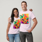 スライスパパイヤポップアート Tシャツ (ユニセックス)