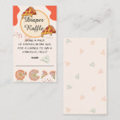 スライスピザタイムおむつラッフルエンクロージャカード エンクロージャーカード (正面/裏面)