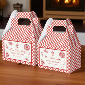 スライスベビーイタリアンピザベビーシャワー フェイバーボックス