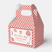 スライスベビーイタリアンピザベビーシャワー フェイバーボックス (正面サイド)