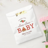 スライスベビーピザベビーシャワー優先バッグ-おもしろい フェイバーバッグ (封をした状態)