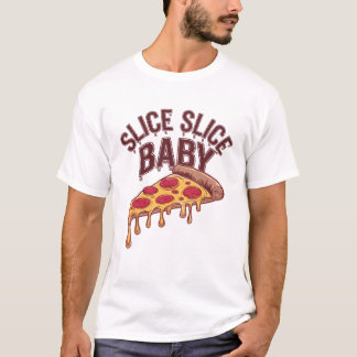 スライスベビーピザ愛好家 Tシャツ