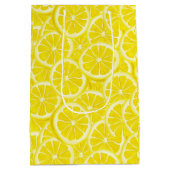 スライスレモンズデザイン抱き枕 ミディアムペーパーバッグ (裏面)