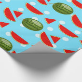 スライス付スイカ ラッピングペーパー (角)