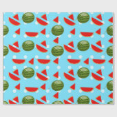 スライス付スイカ ラッピングペーパー (フラット)