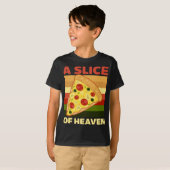 スライス天国デザインおもしろい Tシャツ (正面フル)