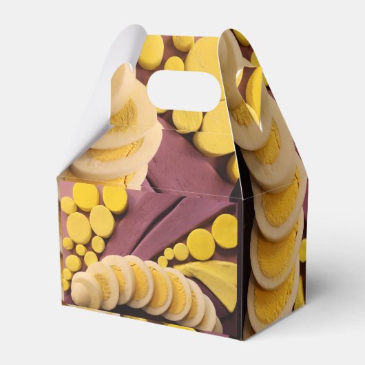 スライス懸命ゆで卵イエロー卵黄画像お気に入りB フェイバーボックス (裏面サイド)