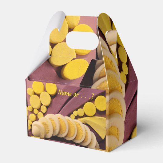 スライス懸命ゆで卵イエロー卵黄画像お気に入りB フェイバーボックス (正面サイド)