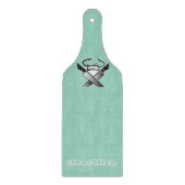 スライス澄んガラス カッティングボード (正面)