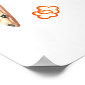 スライス素朴イタリアンピザ赤ちゃんシャワーへようこそ ポスター (角)